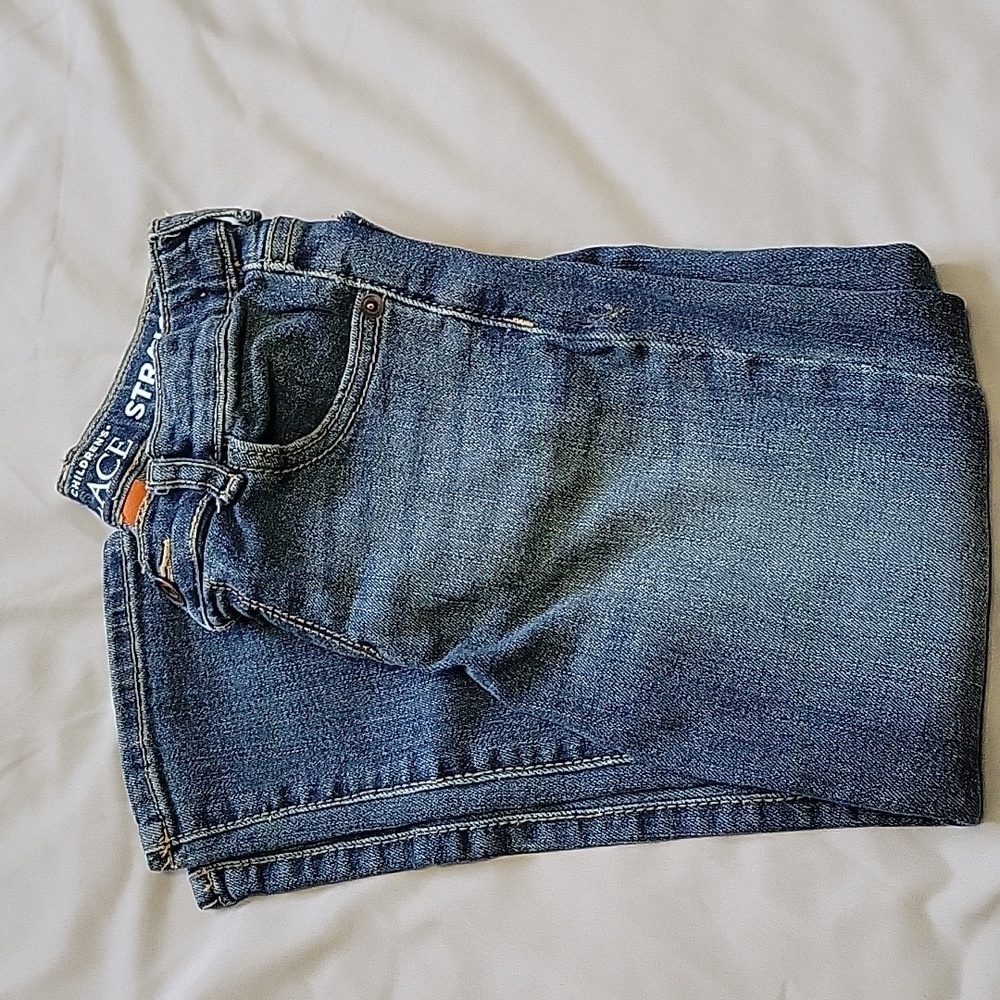 Straight leg jeans